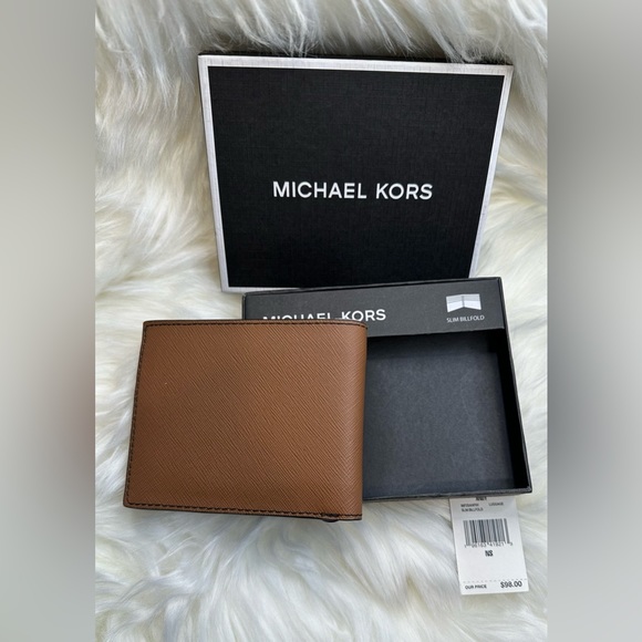 Michael Kors Mens Brown Billfold Wallet - Picture 5 of 7